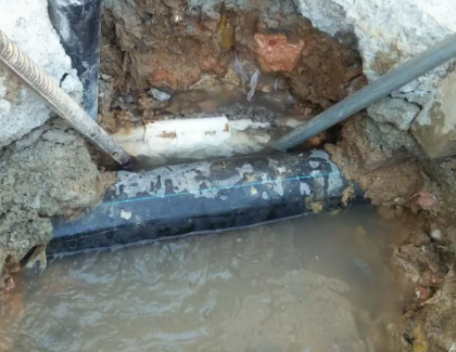 伽师测漏水之水管漏水